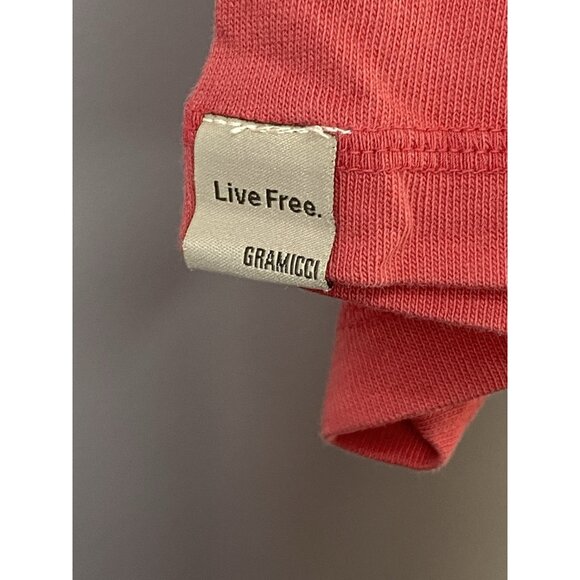 Gramicci Short Sleeve T-Shirt Mens Medium Pink Coral Short Sleeve Climbing - Picture 7 of 16